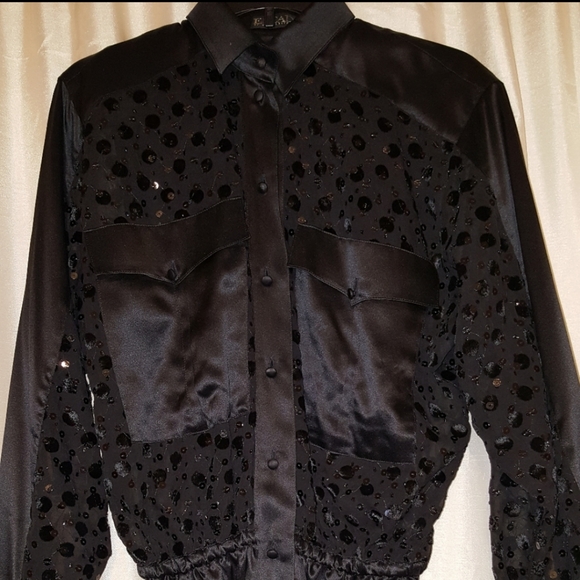 Escada Tops - Escada Black Blouse